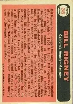 Back of Bill Rigney