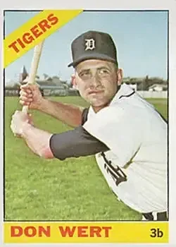 1966 Topps #253 Don Wert