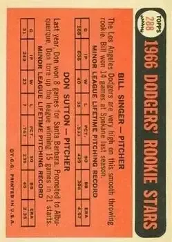 Back of Bill Singer & Don Sutton