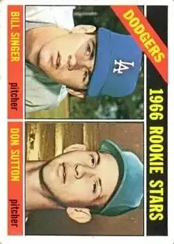 1966 Topps #288 Bill Singer & Don Sutton
