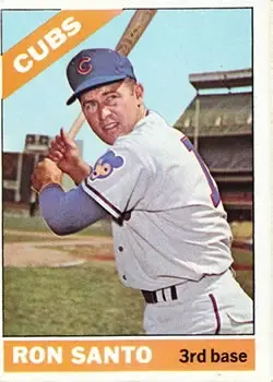 1966 Topps #290 Ron Santo