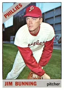 1966 Topps #435 Jim Bunning