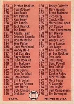 Back of Card #101