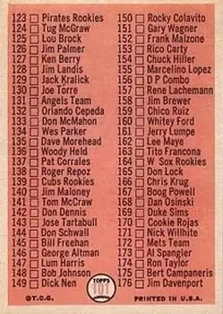 Back of Card #101