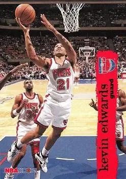 1995-96 Hoops #104 Kevin Edwards