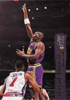 1995-96 Hoops #158 David Benoit