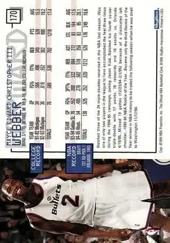 Back of Chris Webber