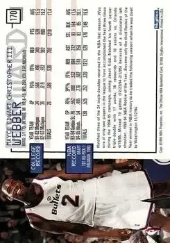 Back of Chris Webber