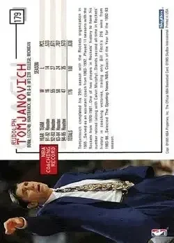 Back of Rudy Tomjanovich