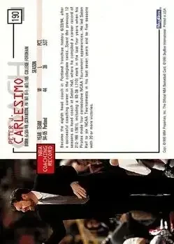 Back of P.J. Carlesimo