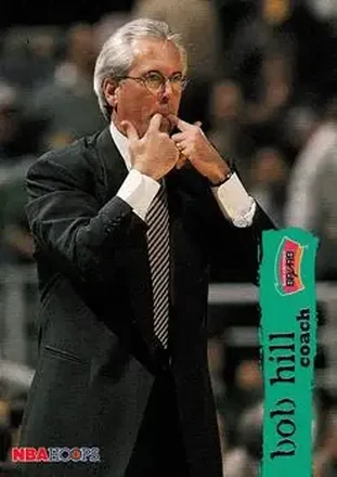1995-96 Hoops #192 Bob Hill