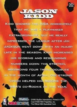 Back of Jason Kidd