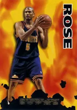 1995-96 Hoops #206 Jalen Rose