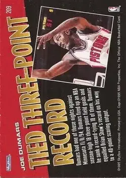 Back of Joe Dumars
