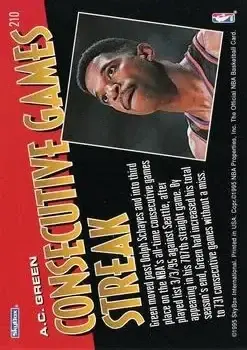 Back of A.C. Green
