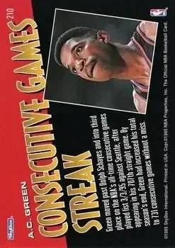 Back of A.C. Green