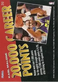 Back of Karl Malone