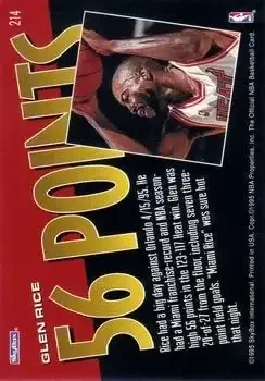 Back of Glen Rice