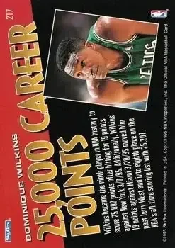 Back of Dominique Wilkins