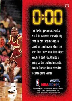Back of Mookie Blaylock