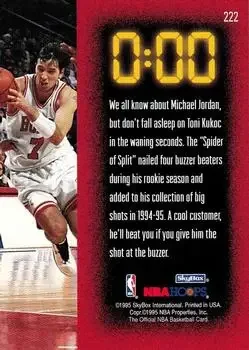 Back of Toni Kukoc