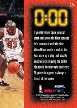 Back of Glen Rice