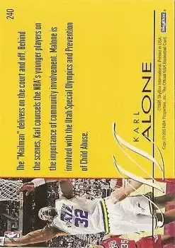 Back of Karl Malone