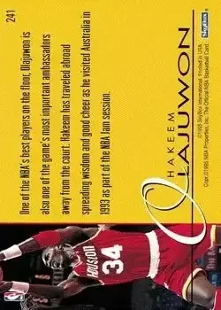 Back of Hakeem Olajuwon