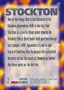 Back of John Stockton