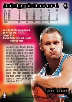 Back of Jiri Zidek