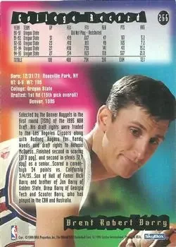 Back of Brent Barry