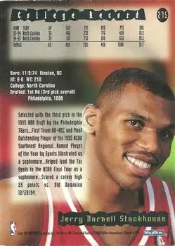 Back of Jerry Stackhouse