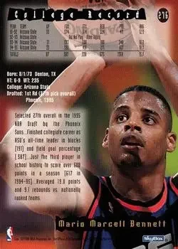 Back of Mario Bennett