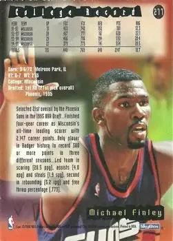 Back of Michael Finley