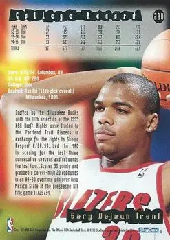Back of Gary Trent