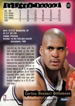 Back of Corliss Williamson