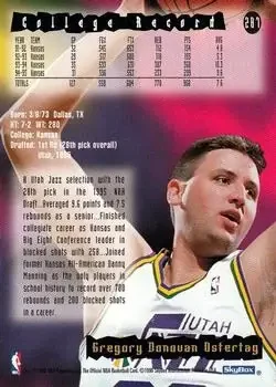 Back of Greg Ostertag
