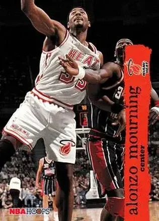 1995-96 Hoops #313 Alonzo Mourning