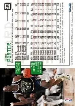 Back of Terry Porter