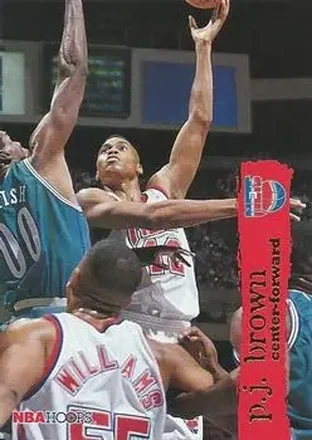 1995-96 Hoops #316 P.J. Brown
