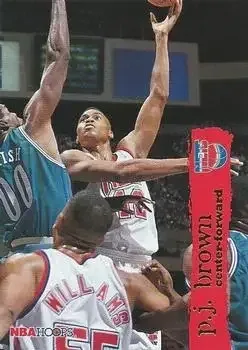 1995-96 Hoops #316 P.J. Brown