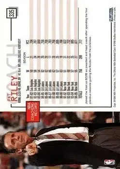 Back of Pat Riley