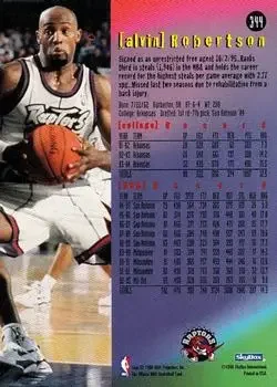Back of Alvin Robertson