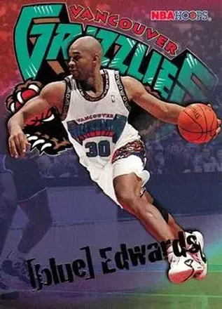 1995-96 Hoops #350 Blue Edwards