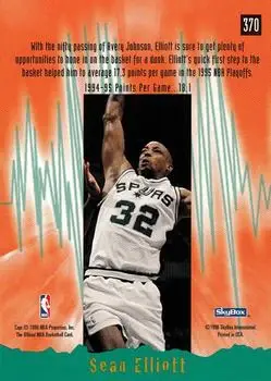 Back of Sean Elliott