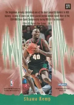 Back of Shawn Kemp