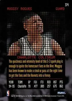 Back of Muggsy Bogues