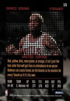 Back of Dennis Rodman