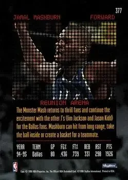 Back of Jamal Mashburn