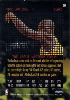 Back of Nick Van Exel